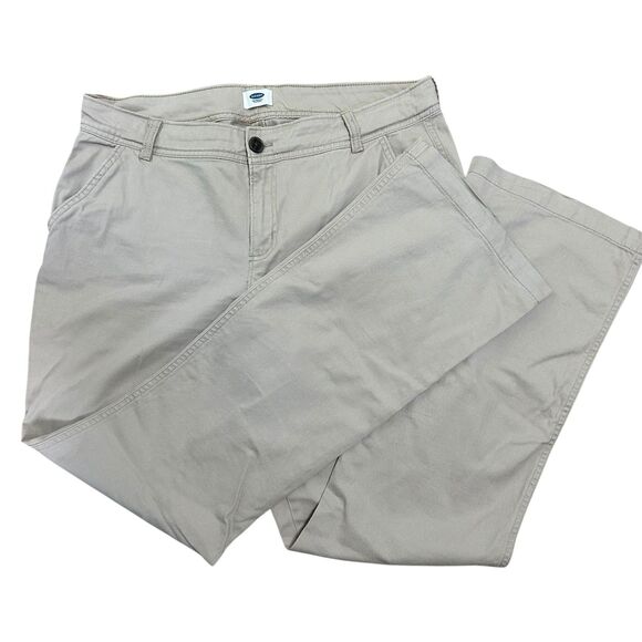Old Navy Sweetheart Boot Cut Khaki Pants Size 12 - Picture 1 of 11